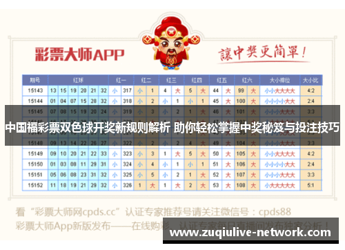 中国福彩票双色球开奖新规则解析 助你轻松掌握中奖秘笈与投注技巧
